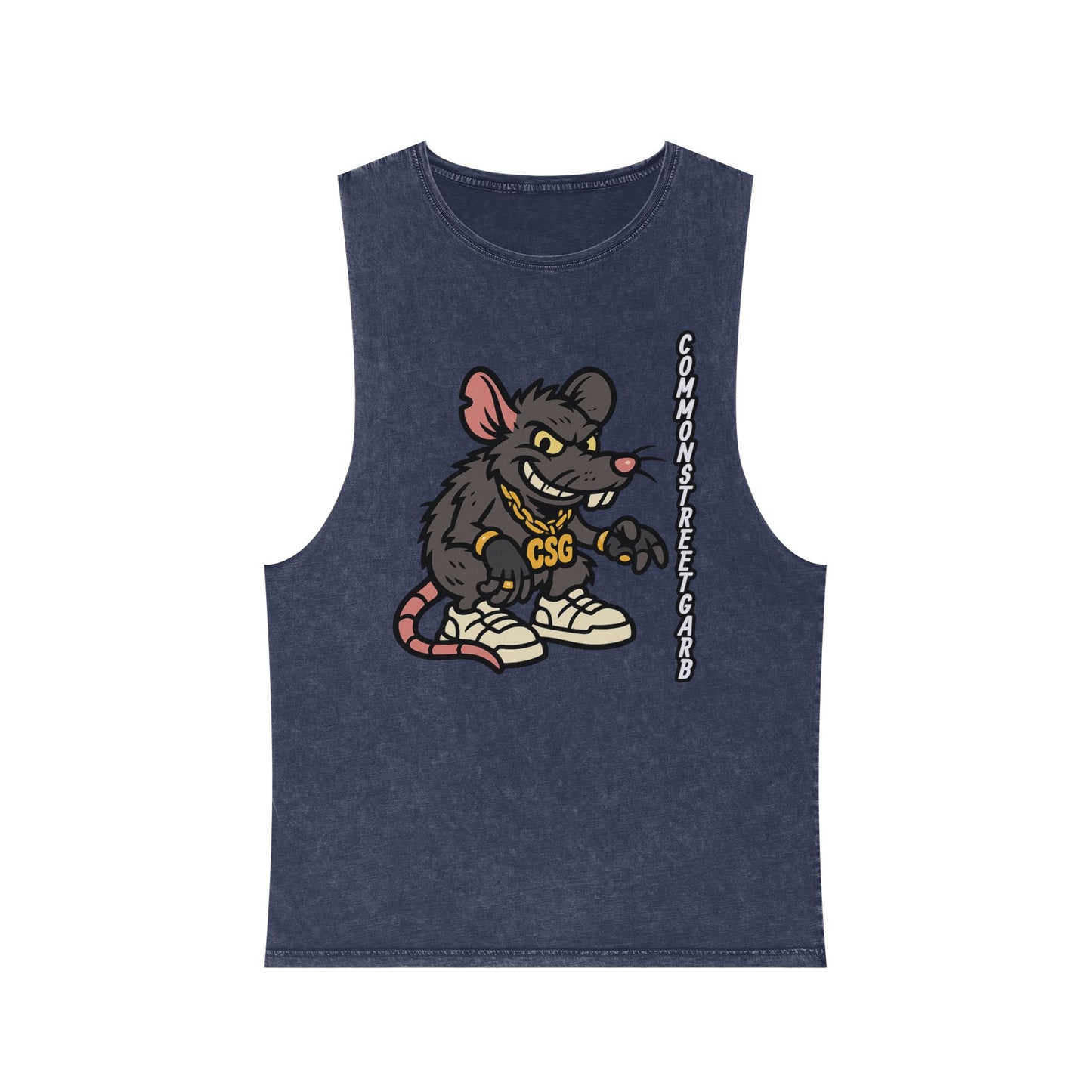 Street Rat Premium Stonewash Tank