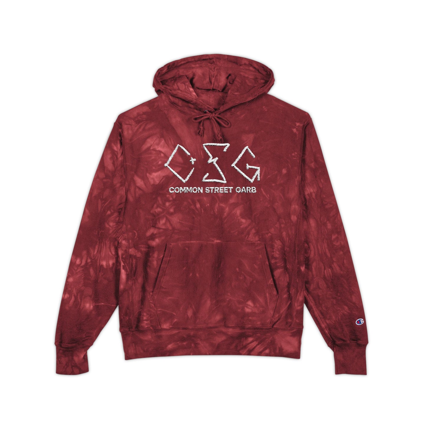 Tag Premium Embroidered Tie-Dye Hoodie