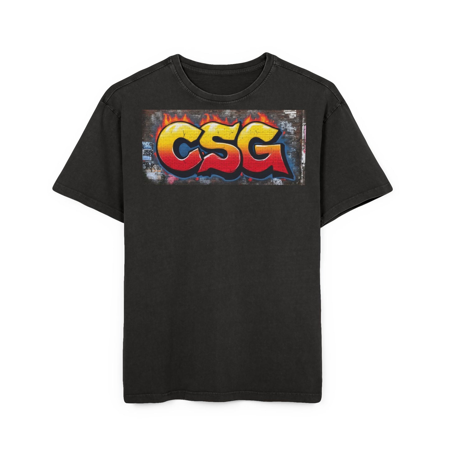 Graffiti Premium Acid-Washed Tee