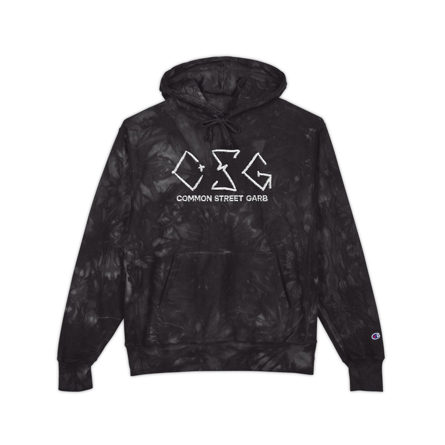 Tag Premium Embroidered Tie-Dye Hoodie