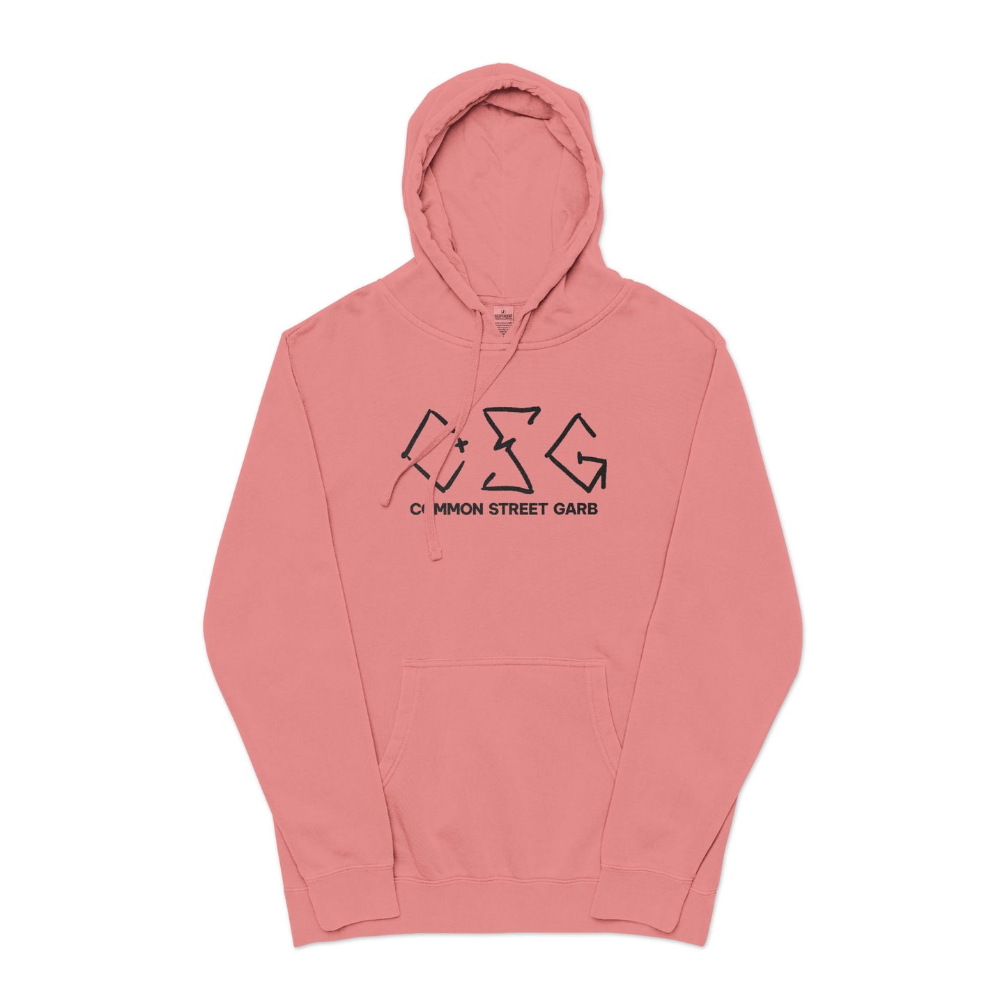 Hand Tag Premium Pigment-Dyed Embroidered Hoodie