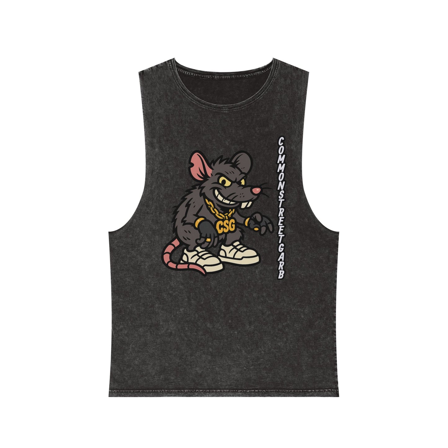 Street Rat Premium Stonewash Tank