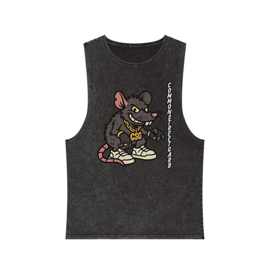 Street Rat Premium Stonewash Tank