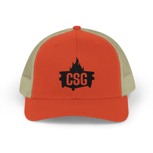 Dumpster Fire Embroidered Trucker