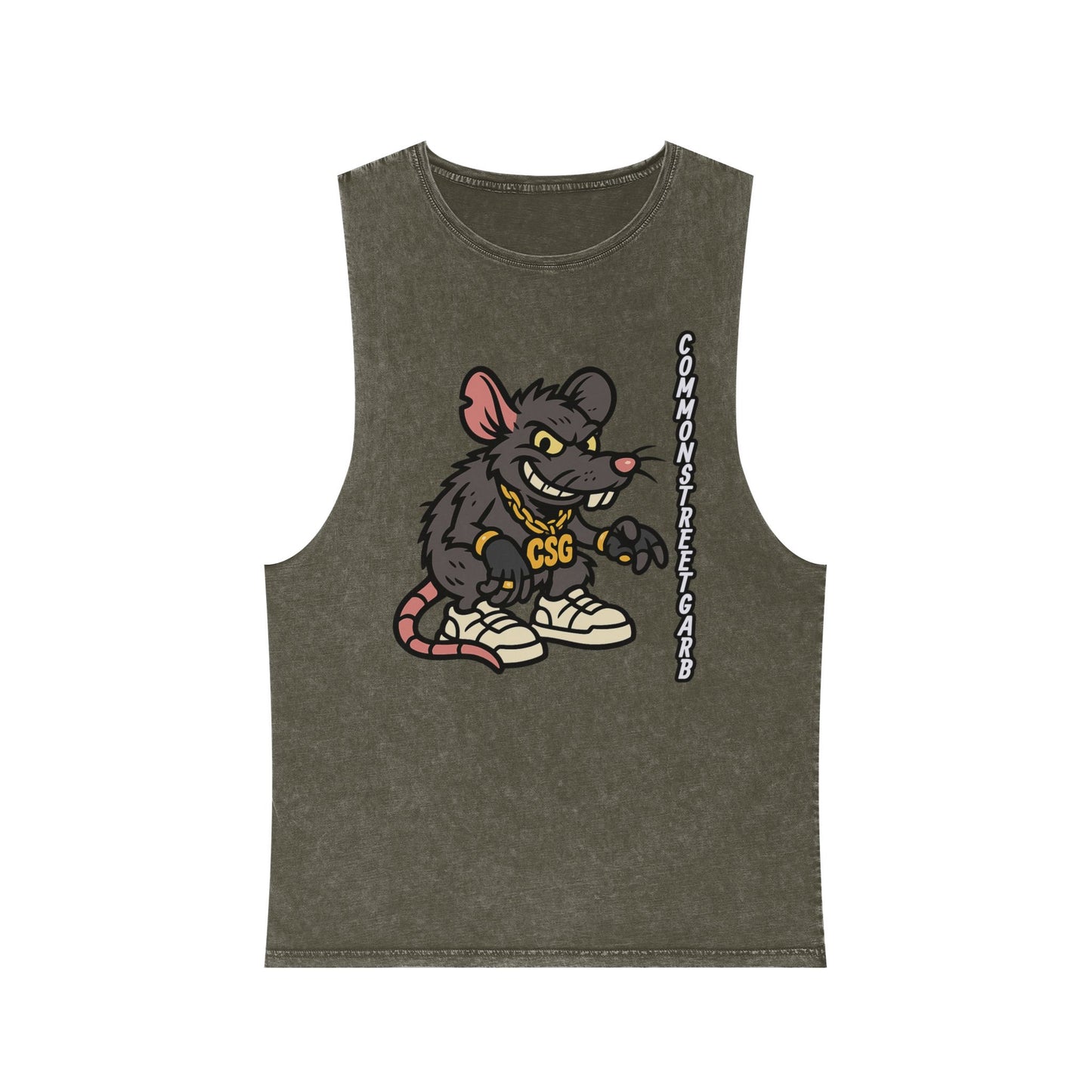 Street Rat Premium Stonewash Tank