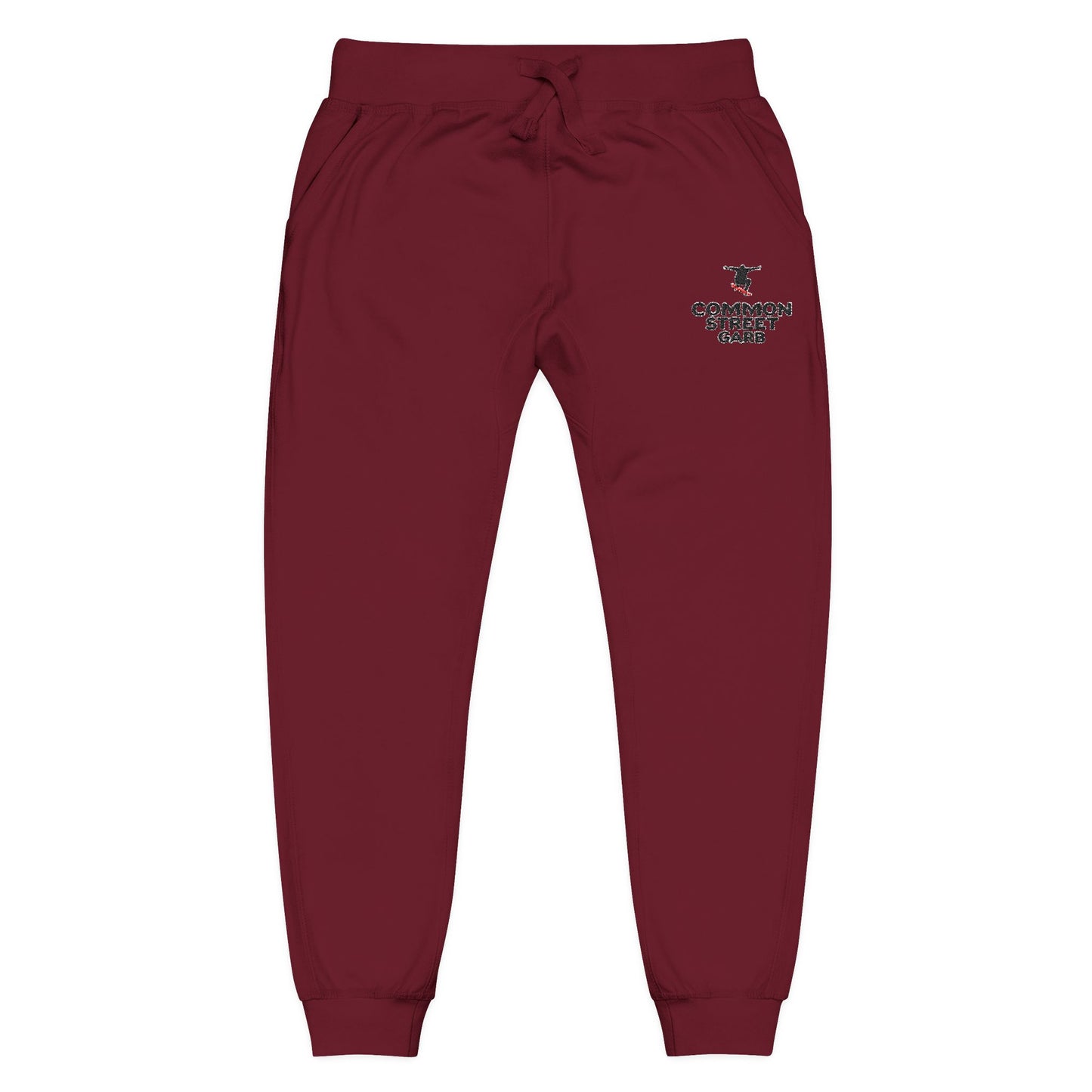 Common Street Garb Premium Embroidered Fleece Sweatpants