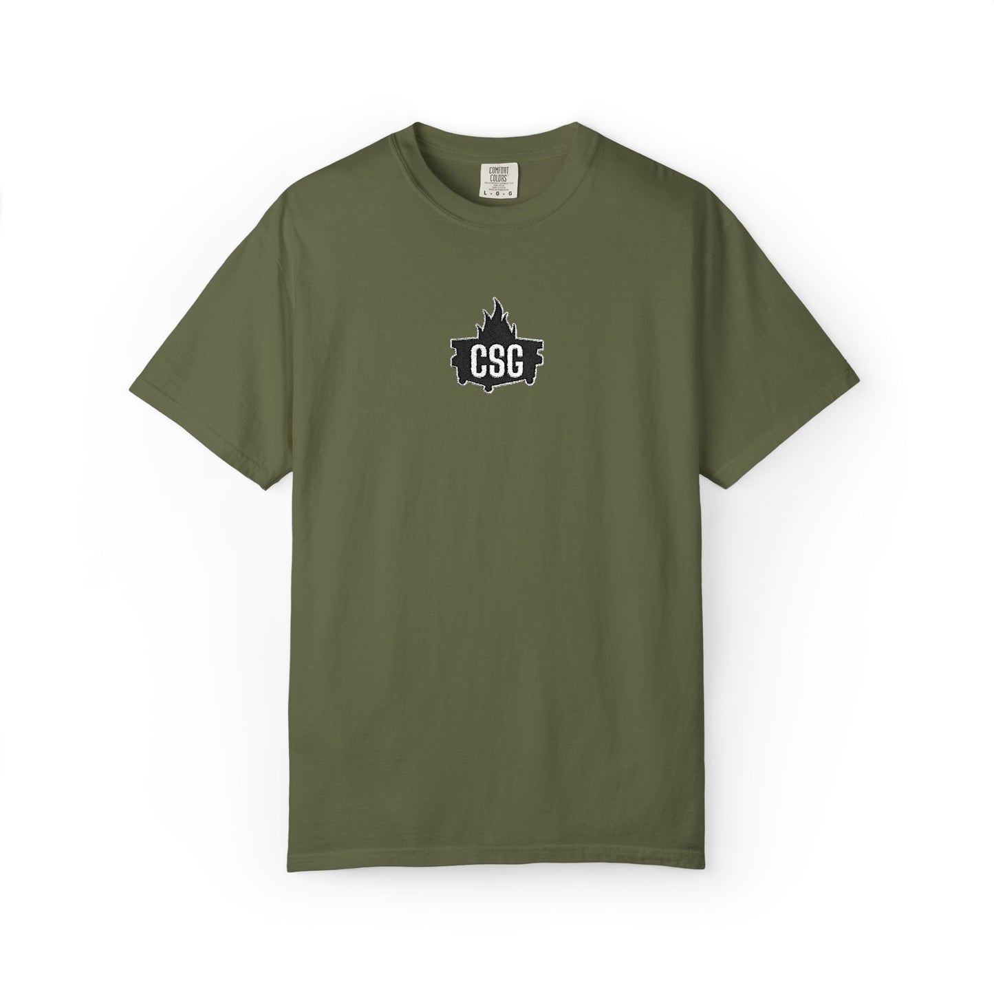 Dumpster Fire Embroidered Tee