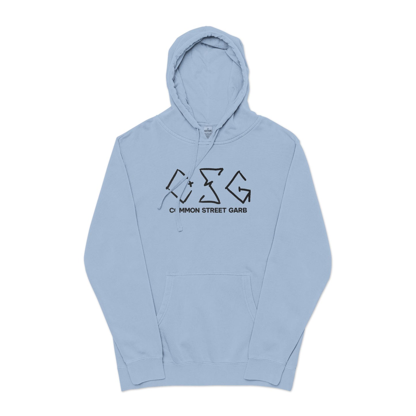 Hand Tag Premium Pigment-Dyed Embroidered Hoodie