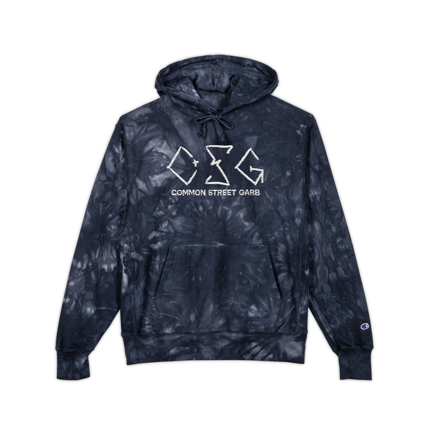 Tag Premium Embroidered Tie-Dye Hoodie