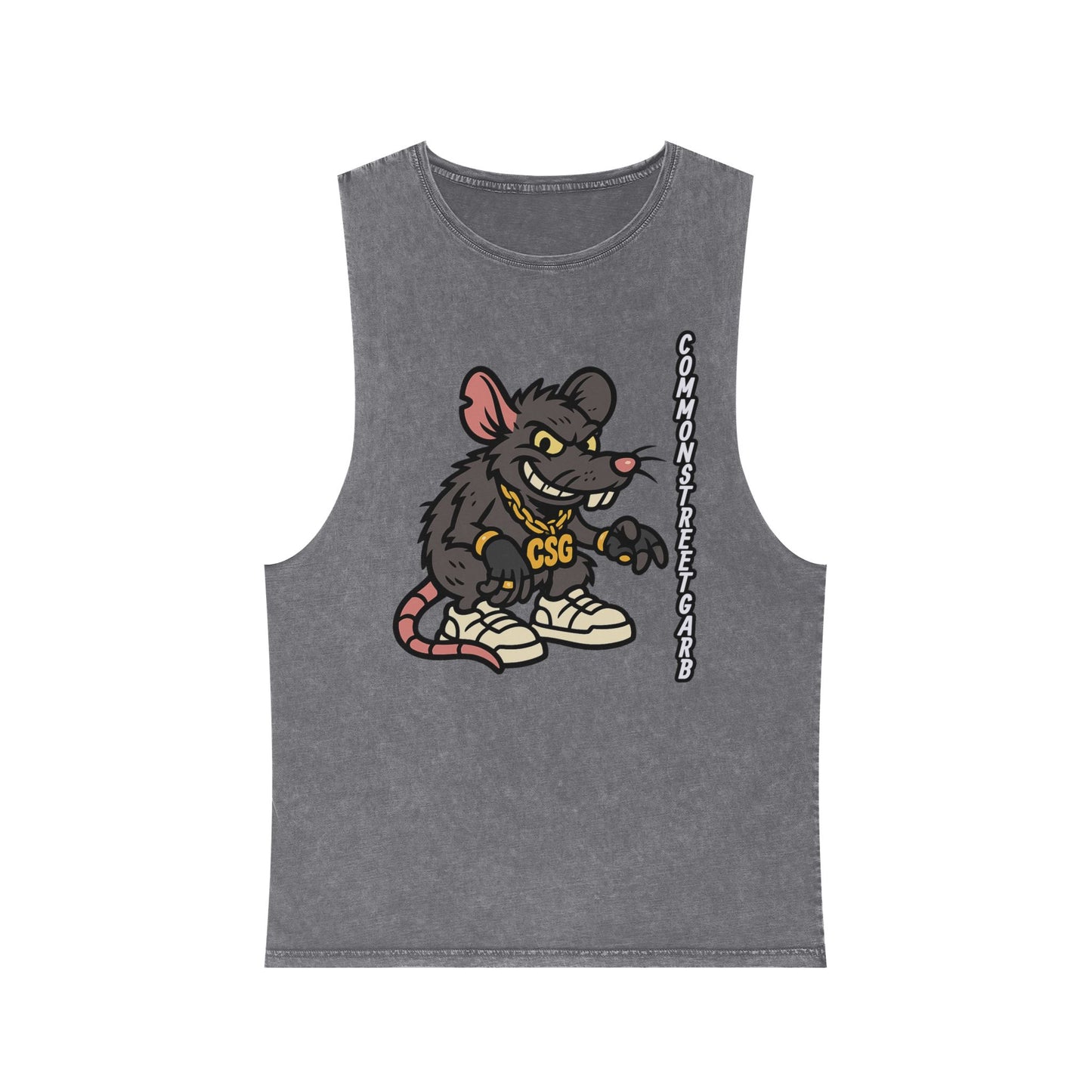 Street Rat Premium Stonewash Tank