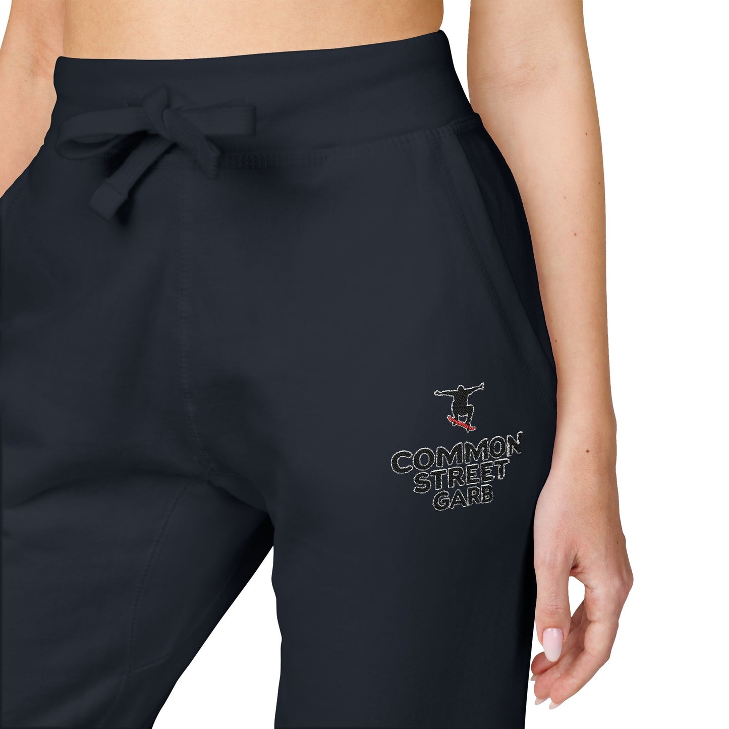 Common Street Garb Premium Embroidered Fleece Sweatpants