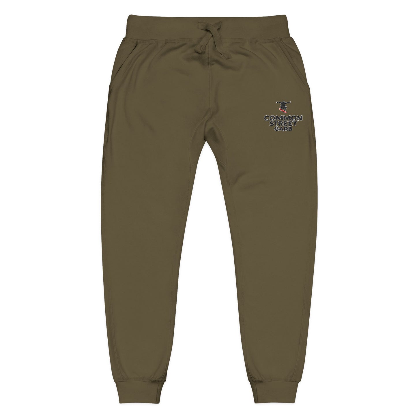 Common Street Garb Premium Embroidered Fleece Sweatpants